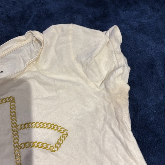 Juicy couture cream comfy logo blouse Sz L - Picture 6 of 13